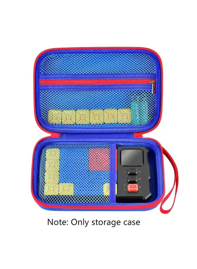 حافظة ألغاز جيكر سوبر سلايد الزرقاء المتينة من إيفا مع أقسام وسحاب - Image 3